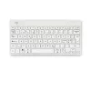 R-Go Tools teclado ergonómico R-Go Compact Break, teclado compacto con software de pausas, QWERTY (NORDIC), Bluetooth, blanco