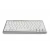 BakkerElkhuizen UltraBoard 950 Wireless US Qwerty, Mini, inalámbrico, Bluetooth, interruptor de tijera, QWERTY, gris claro, blanco