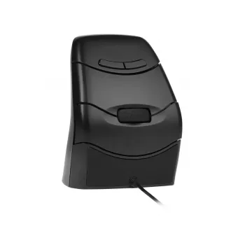 BakkerElkhuizen DXT 3 ratón, ambidiestro, óptico, USB Type-C, 2400 DPI, negro