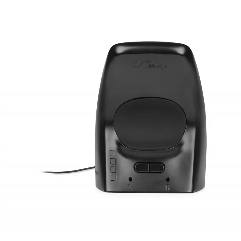 BakkerElkhuizen DXT 3 ratón, ambidiestro, óptico, USB Type-C, 2400 DPI, negro