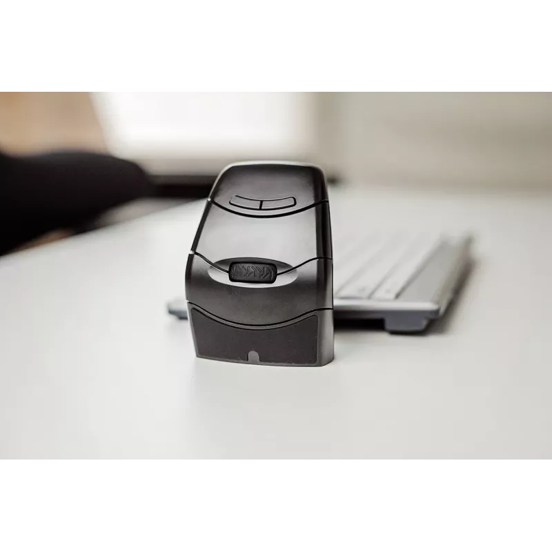 BakkerElkhuizen DXT 3 ratón, ambidiestro, óptico, USB Type-C, 2400 DPI, negro