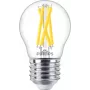 Bombilla LED filament vela Philips Filament Candle Clear 3,4 W (470 lm) P45 E27, Warm Glow, CRI 90