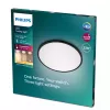 Plafón Philips Functional Super Slim 22 W negro LED redondo
