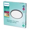 Plafón Philips Functional 18W 2700K 1500 lm LED de superficie regulable negro
