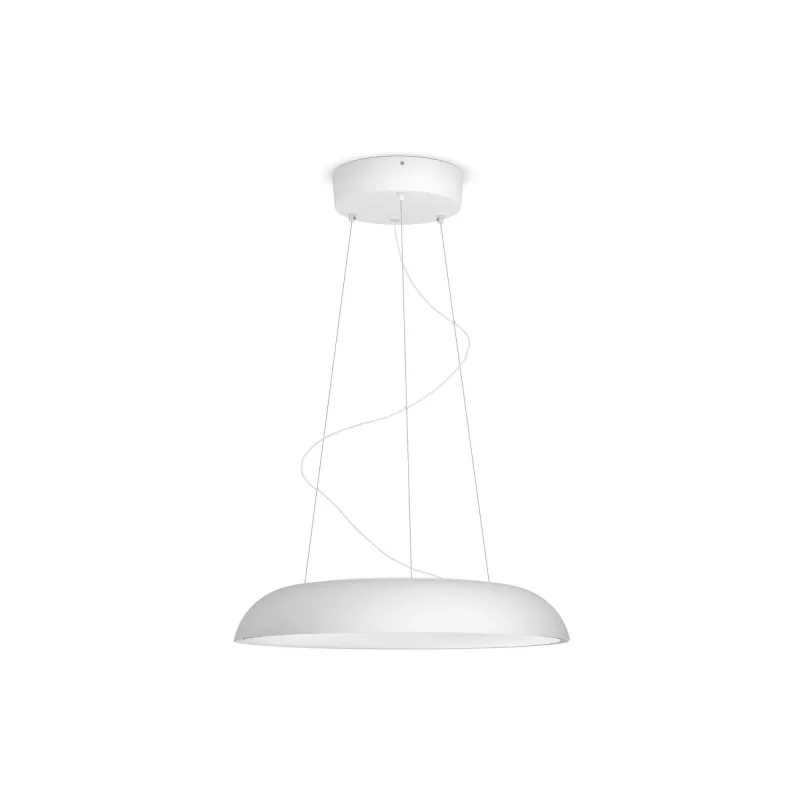 Lámpara colgante inteligente Philips Hue White Ambience Amaze – Bluetooth, 24 V, 434 × 77 mm, blanco