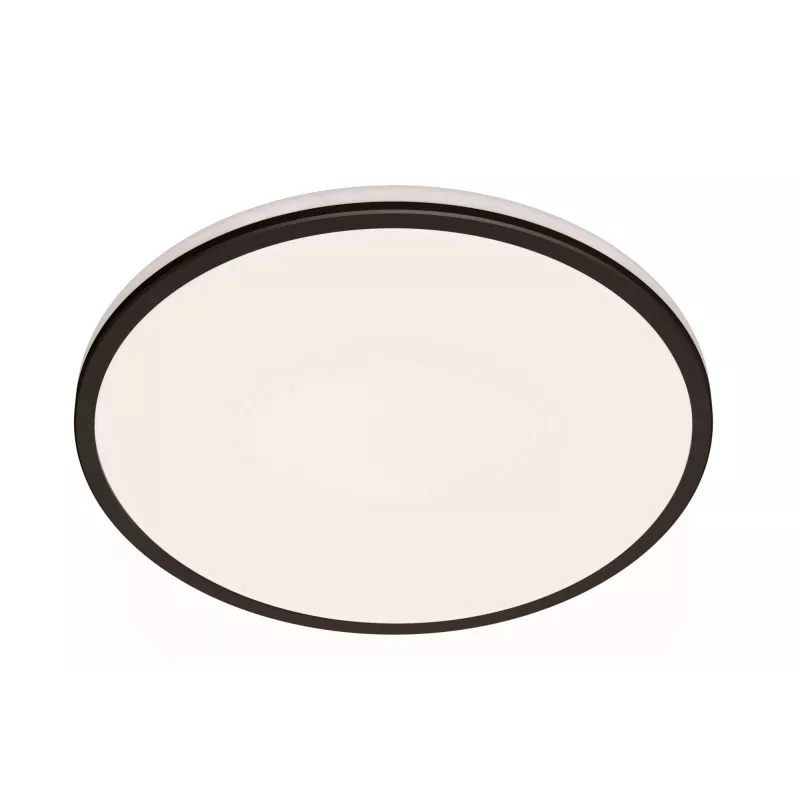 Plafón Philips Ozziet 36 W LED, redondo 500×55 mm, negro, módulo LED no reemplazable