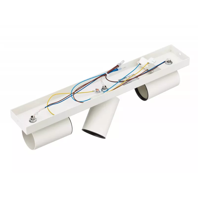 Philips Kosipo aplique de techo/pared 3x, aplique, GU10, 3 bombillas, LED, 220-240 V, blanco