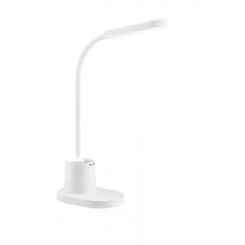 Philips Functional Bucket lámpara de mesa, blanco, plástico, dormitorio, salón, oficina, contemporáneo, IP20, III