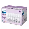 Lámpara LED Signify Philips 13W (equivale a 100W) A67 E27 1521 lm 4000K blanco frío 6 uds.