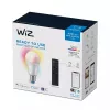 Bombilla WiZ 8W (Eq.60W) A60 E27 x1 + mando a distancia, lámpara inteligente, Wi-Fi/Bluetooth, blanco, Wi-Fi 4 (802.11n), 802.11b, 802.11g, LED, E27