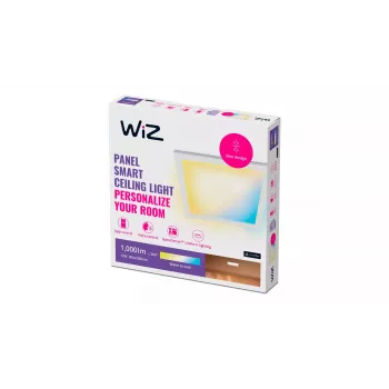 Lámpara de techo inteligente Signify WiZ Panel Ceiling 12 W cuadrada, 12 W, Wi‑Fi, 300×300×42 mm, blanco
