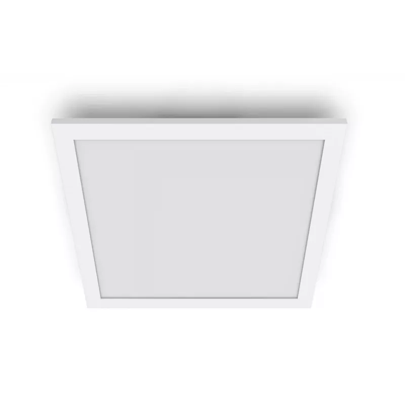 Lámpara de techo inteligente Signify WiZ Panel Ceiling 12 W cuadrada, 12 W, Wi‑Fi, 300×300×42 mm, blanco