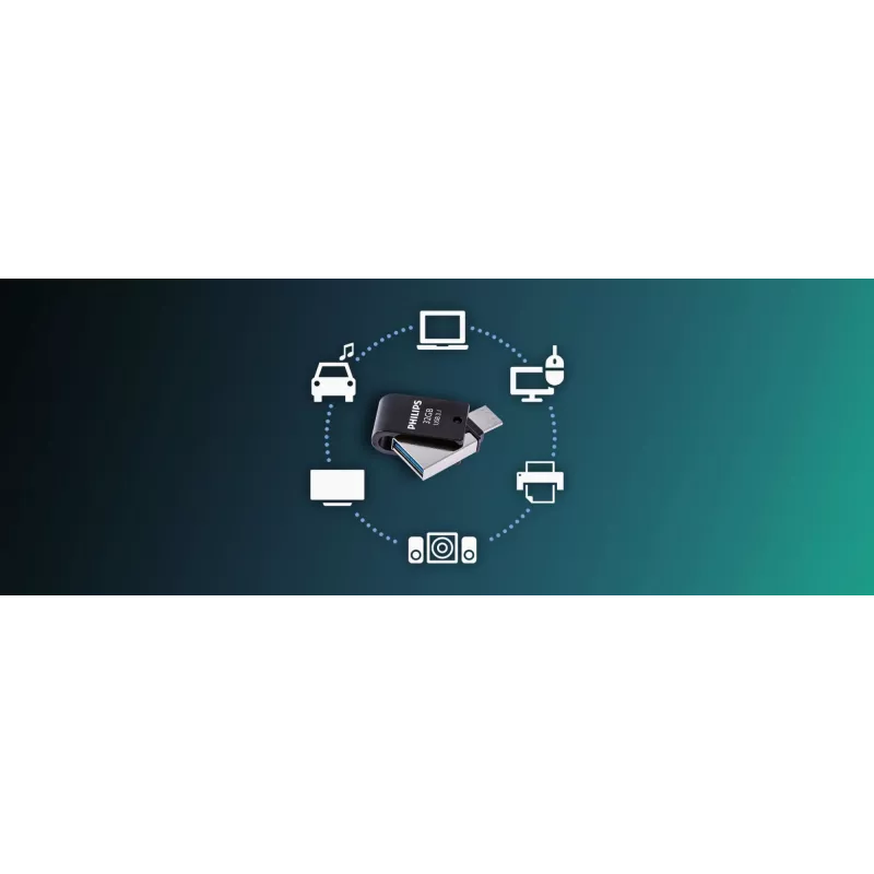 Memoria USB Philips FM32DC152B/00 32 GB USB Type-C 3.2 Gen 1 (3.1 Gen 1) negro