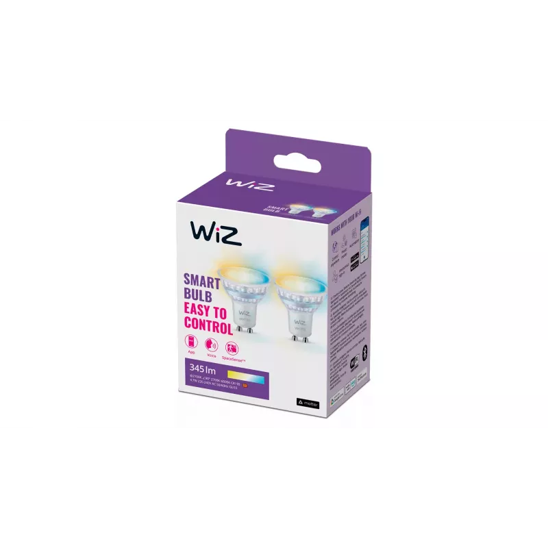 Bombilla inteligente WiZ Spot 50 W PAR16 GU10 Wi-Fi Bluetooth GU10