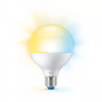 WiZ Globe 75W G95 E27, bombilla inteligente, Wi-Fi/Bluetooth, blanco, Wi-Fi 4 (802.11n), 802.11b, 802.11g, LED, E27