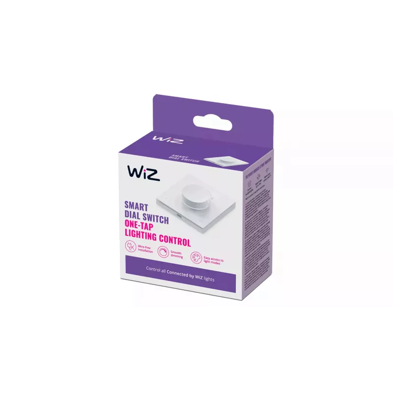 WiZ Smart Dial Switch Philips inalámbrico Wi-Fi blanco batería 5V