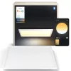 Philips Aurelle lámpara de panel cuadrada, lámpara de techo inteligente, Bluetooth/Zigbee, blanco, LED, aluminio, variable