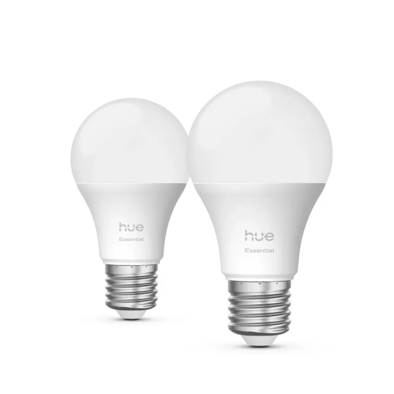 Philips Hue White and colour ambience Essential A60 – E27 bombilla inteligente – 806 lm – 8W – pack de 2