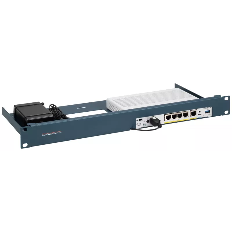Soporte de montaje Rackmount.IT RM-CI-T21 1U Azul 483mm 216mm 44mm