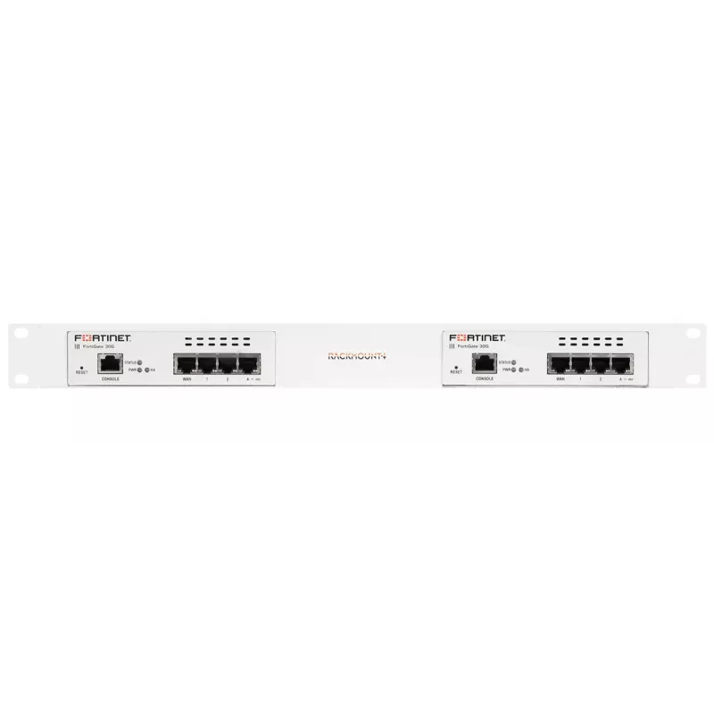 Rackmount IT 1U Rackmount para FortiGate 30G Serie RM-FR-T28 — 1U, Kit de raíles frontales