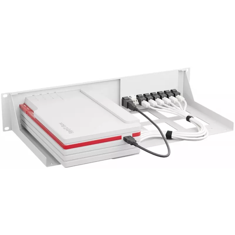 Soporte de montaje Rackmount.IT RM-FB-T8 – Accesorio para rack, Blanco, Montaje en rack 2U