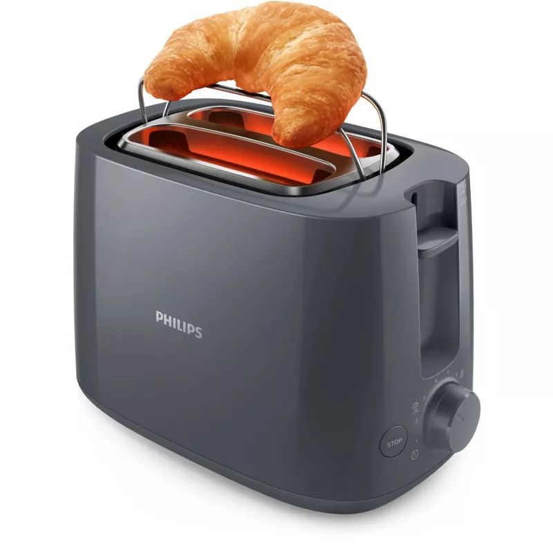 Philips Daily Collection HD2581/10 tostadora 8 2 rebanada(s) 900 W gris