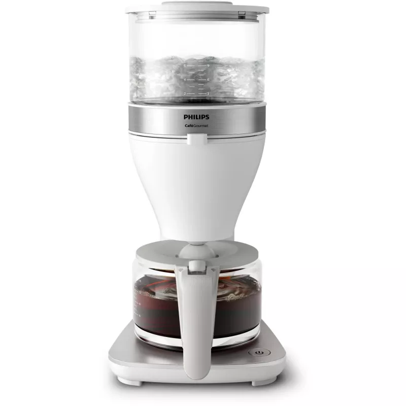 Philips Cafe Gourmet HD5416/00 cafetera de goteo con jarra de cristal, blanco