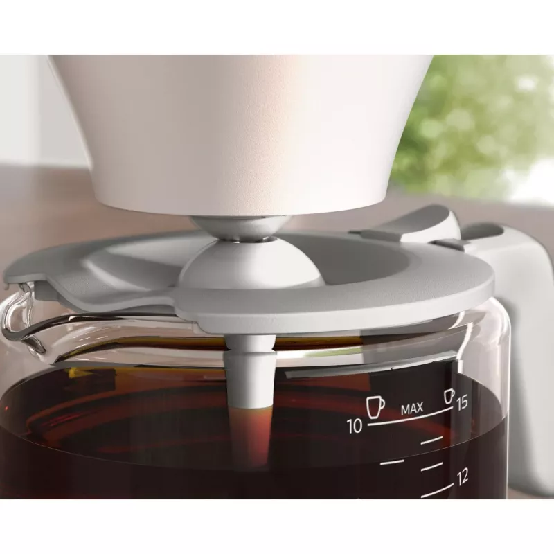 Philips Cafe Gourmet HD5416/00 cafetera de goteo con jarra de cristal, blanco