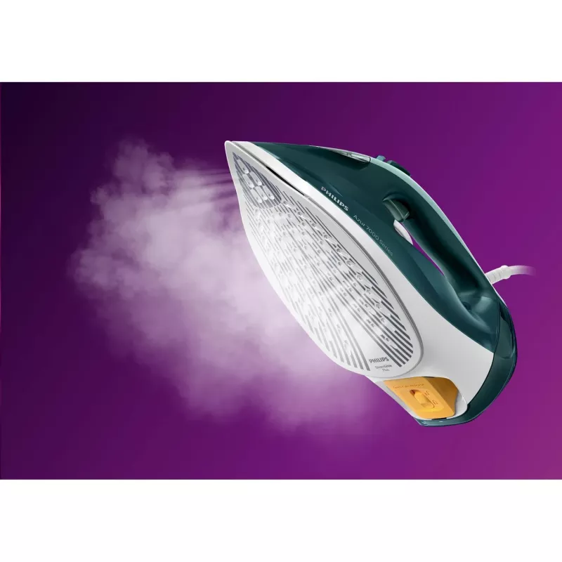 Philips 7000er Serie DST7031/70 plancha de vapor suela SteamGlide Plus 2800 W verde, color menta
