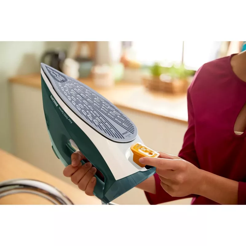 Philips 7000er Serie DST7031/70 plancha de vapor suela SteamGlide Plus 2800 W verde, color menta