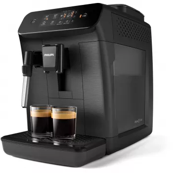 Máquina de espresso Philips 800 Serie EP0820/00 — superautomática, depósito de 1,8 L, molinillo cerámico integrado 275 g, 15 bar, negra