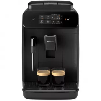 Máquina de espresso Philips 800 Serie EP0820/00 — superautomática, depósito de 1,8 L, molinillo cerámico integrado 275 g, 15 bar, negra