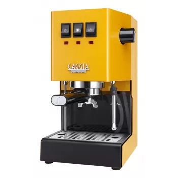 Máquina de espresso Gaggia Classic Evo E24 — máquina de espresso compacta para casa, amarilla