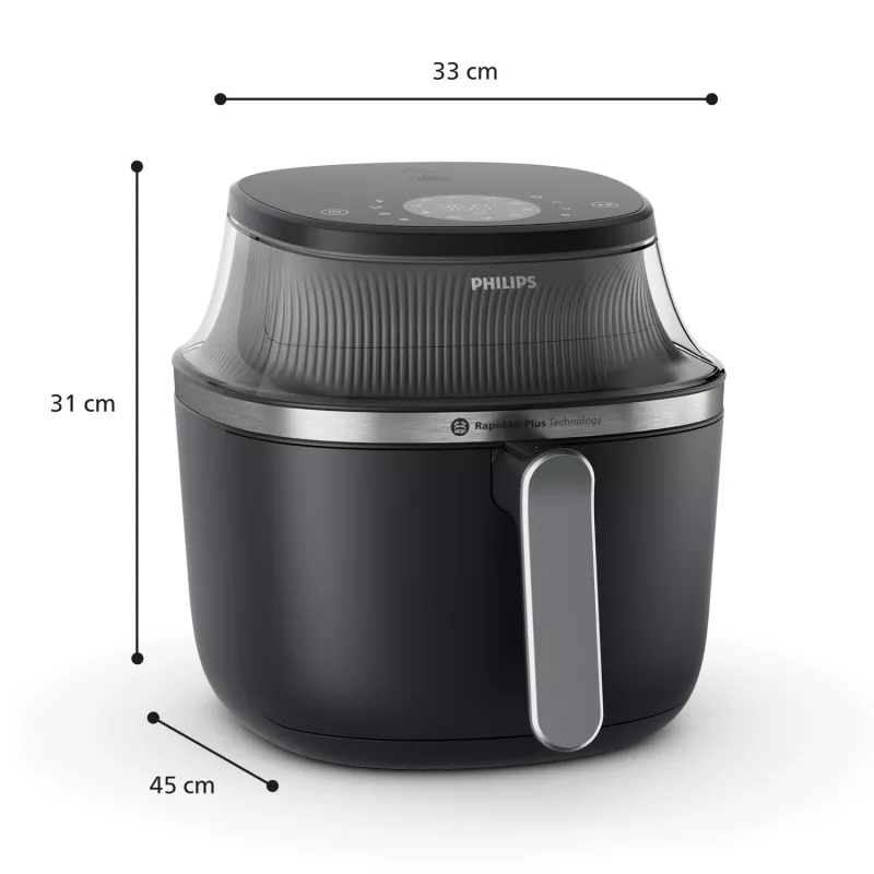 Freidora de aire Philips 3000 Series Ovi XL NA341/00 – freidora de aire de sobremesa RapidAir Plus