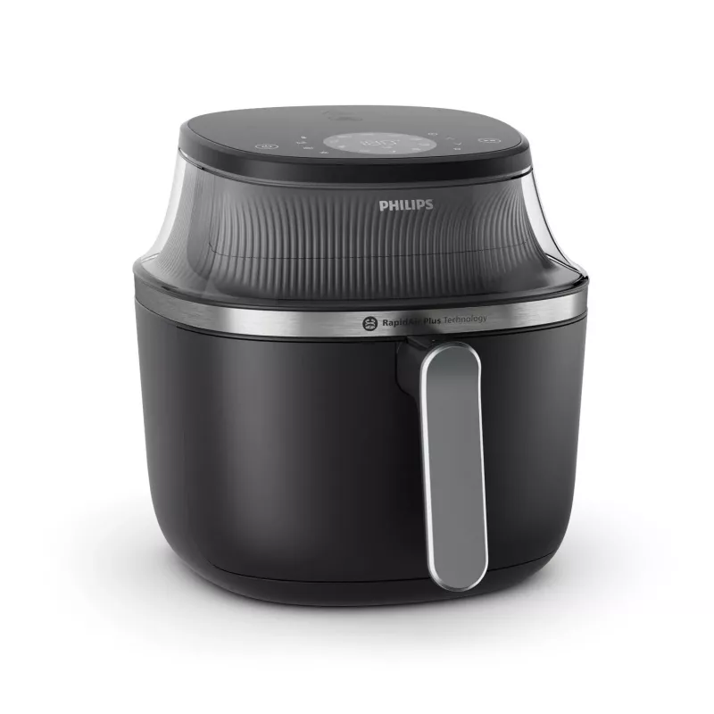 Philips 3000 series NA331/00 freidora individual 6,2 L de pie 1700 W freidora de aire negra, plateada