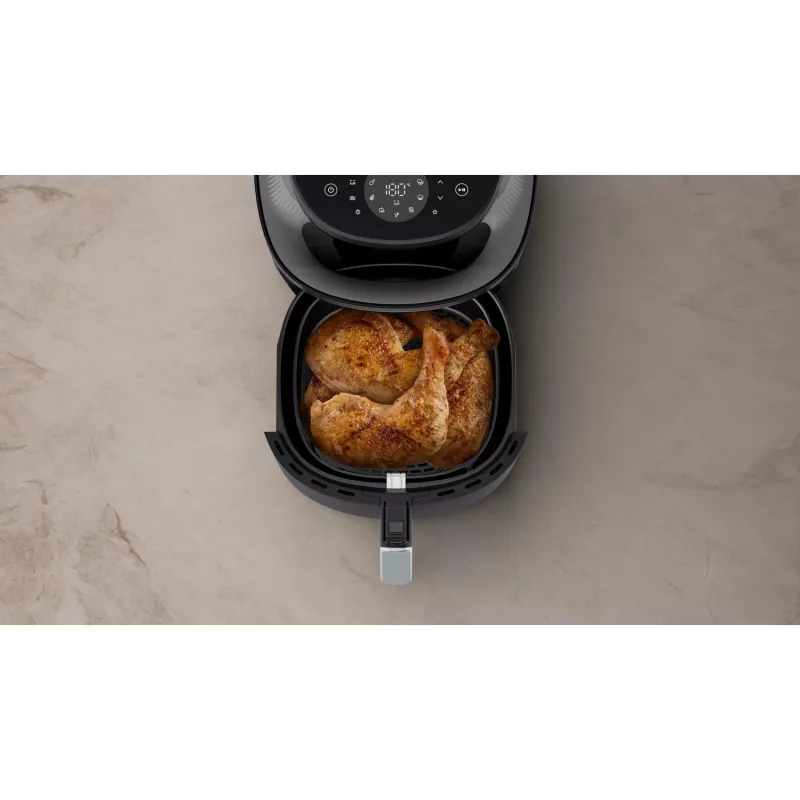Philips 3000 series NA331/00 freidora individual 6,2 L de pie 1700 W freidora de aire negra, plateada