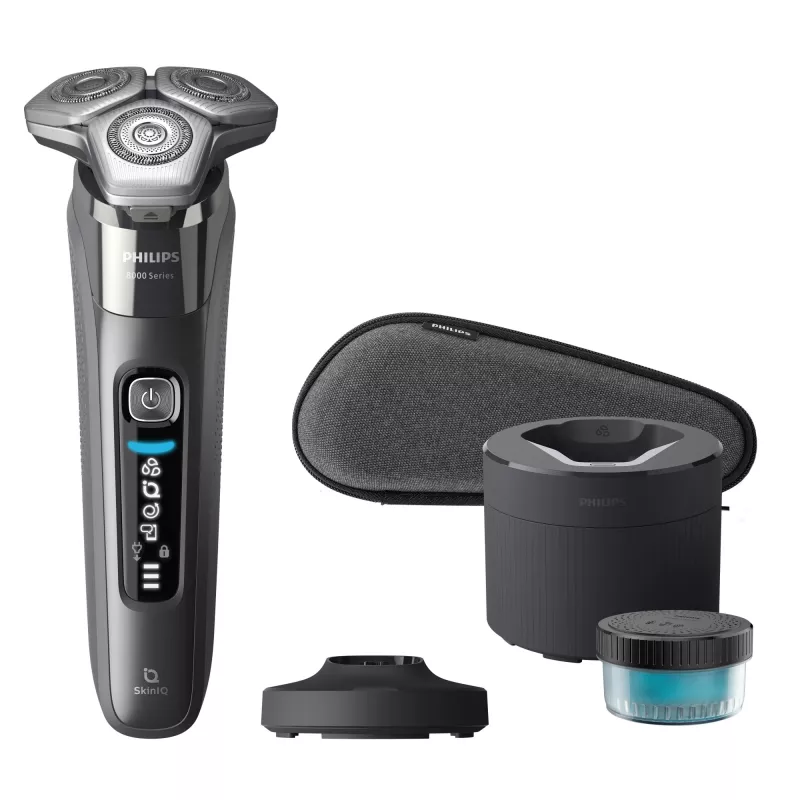 Afeitadora eléctrica Philips SHAVER Series 8000 S8697/55 afeitadora en húmedo y en seco cromo
