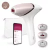 Depiladora IPL Philips Lumea 9000 Series BRI955/01 — SenseIQ, batería, dorado/blanco, pierna completa 8,5 min.