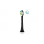 Cabezales de cepillo de dientes de repuesto Philips HX6066/88 Optimal White, pack de 6, negro, intervalo de sustitución de 3 meses