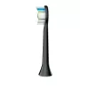 Cabezales de cepillo de dientes de repuesto Philips HX6066/88 Optimal White, pack de 6, negro, intervalo de sustitución de 3 meses