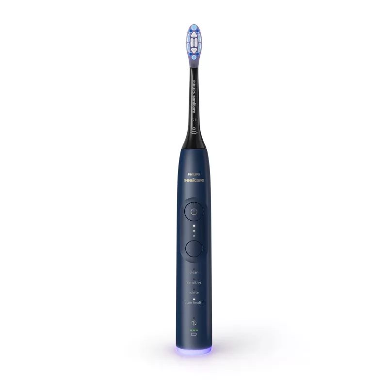 Cepillo de dientes sónico recargable Philips serie 7100 HX7423/08 — batería de iones de litio integrada, 4 cabezales, Daily Care/Gum Care/Sensitive