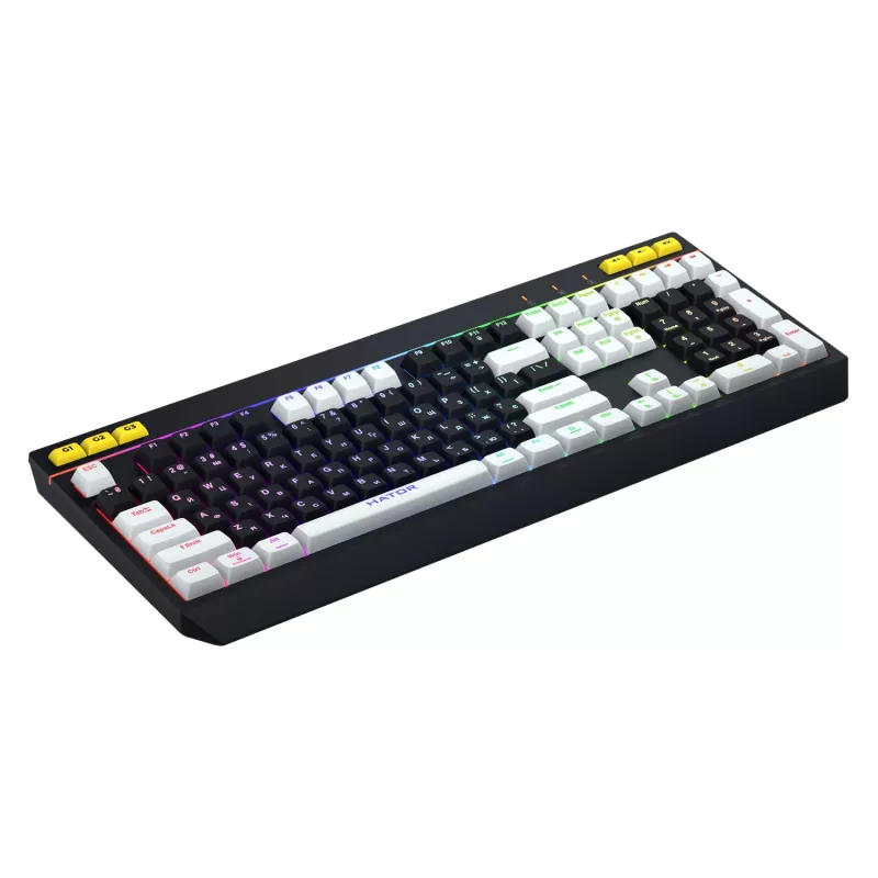 HATOR Icefall Teclado gaming USB QWERTY US English negro RGB LED