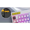 HATOR Icefall Teclado gaming USB QWERTY US English negro RGB LED