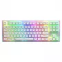 HATOR Gravity X TKL Teclado gaming USB QWERTY US English blanco