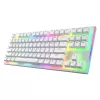 HATOR Gravity X TKL Teclado gaming USB QWERTY US English blanco