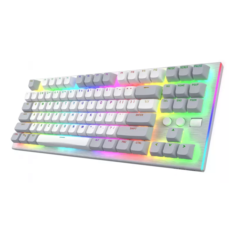 HATOR Gravity TKL Teclado gaming USB QWERTY US English blanco