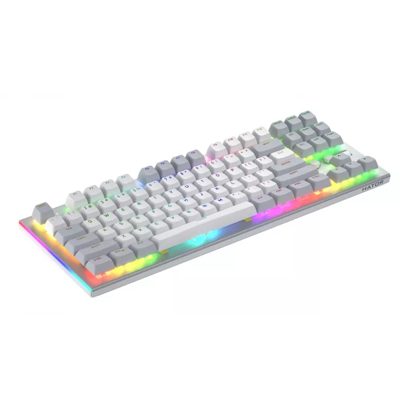 HATOR Gravity TKL Teclado gaming USB QWERTY US English blanco