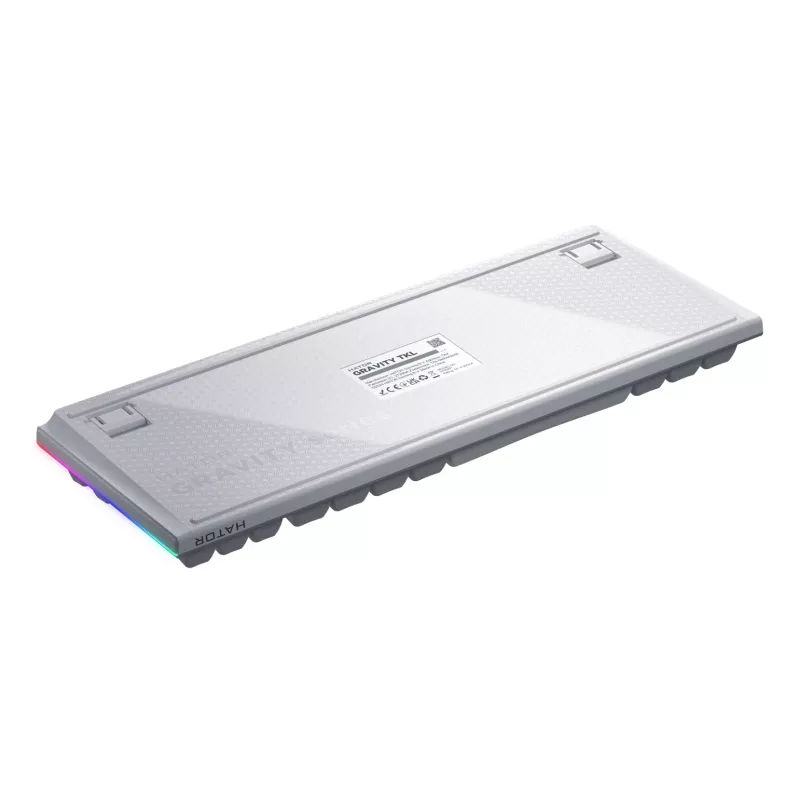HATOR Gravity TKL Teclado gaming USB QWERTY US English blanco