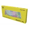 HATOR Gravity TKL Teclado gaming USB QWERTY US English blanco