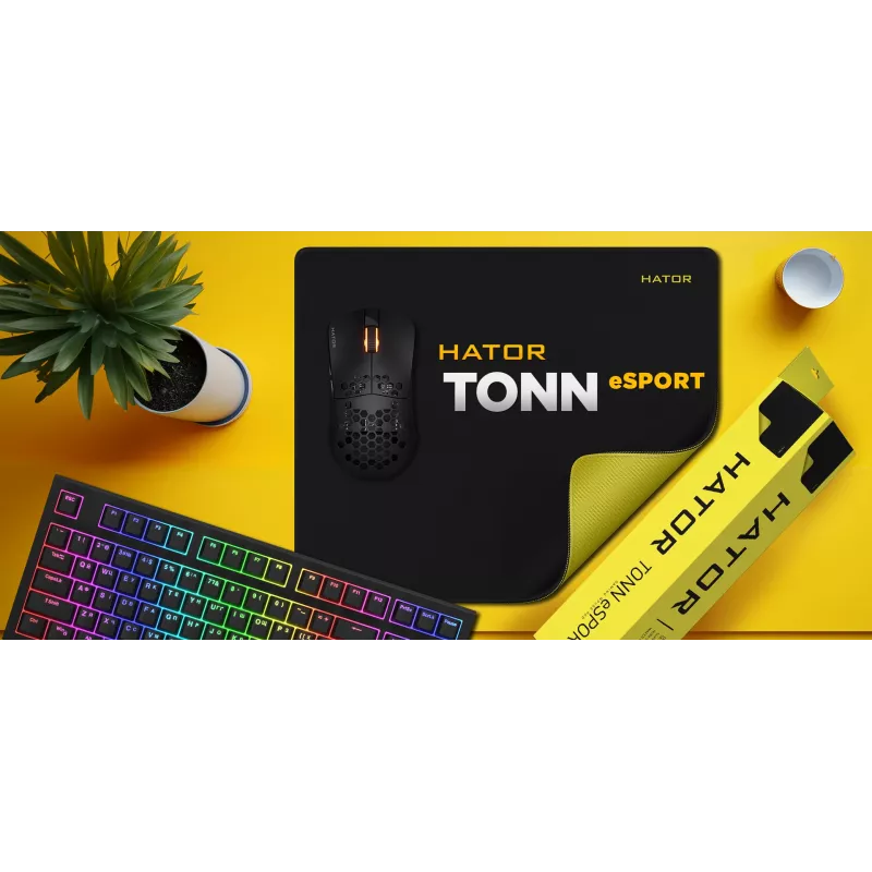 HATOR Tonn eSport Alfombrilla gaming negra